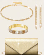 Conjunto Luxo Feminino – 4 Peças para Festa