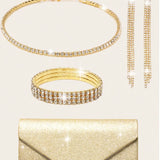 Conjunto Luxo Feminino – 4 Peças para Festa