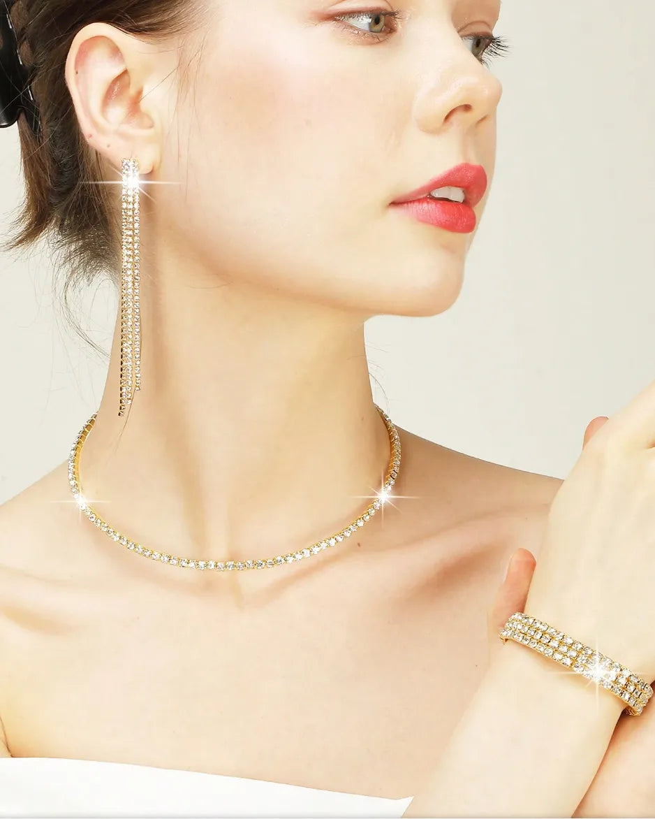 Conjunto Luxo Feminino – 4 Peças para Festa