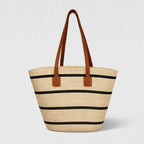 Bolsa de Palha Feminina Grande – Moda Praia 2025