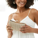 Bolsa Clutch Feminina Luxo ELIORA – Festa, Casamento e Jantar Elegante