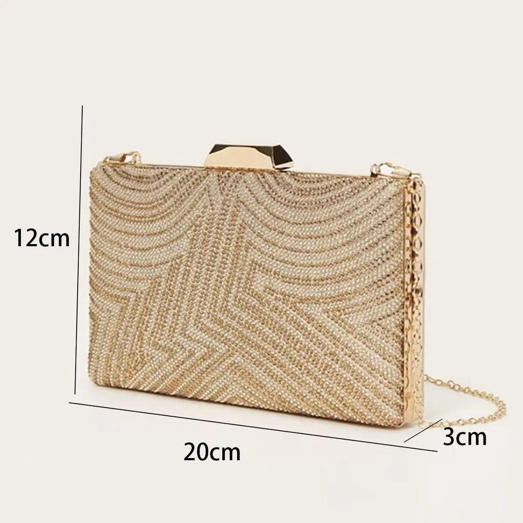 Bolsa Clutch Festa Feminina ELIORA – Elegância e Versatilidade com Alça Removível