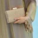 Bolsa Clutch Festa Feminina ELIORA – Elegância e Versatilidade com Alça Removível