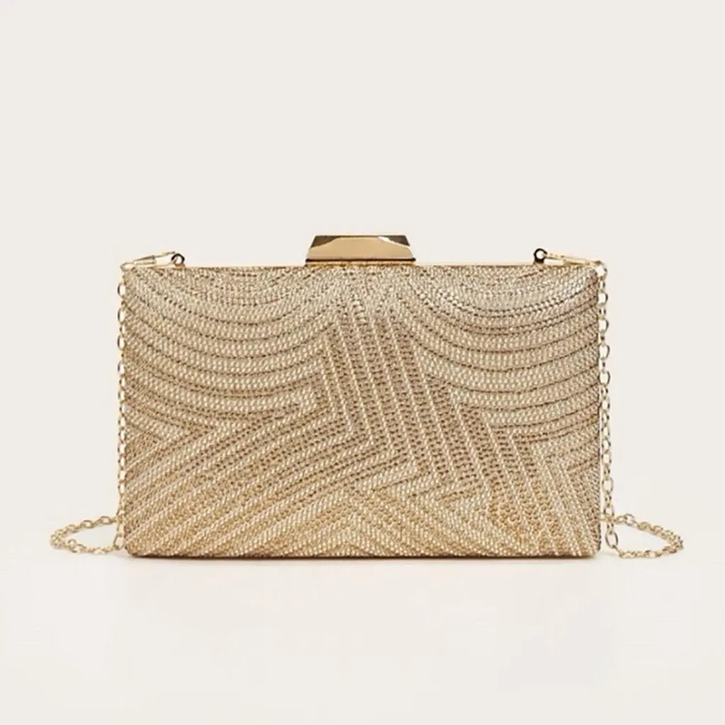 Bolsa Clutch Festa Feminina ELIORA – Elegância e Versatilidade com Alça Removível