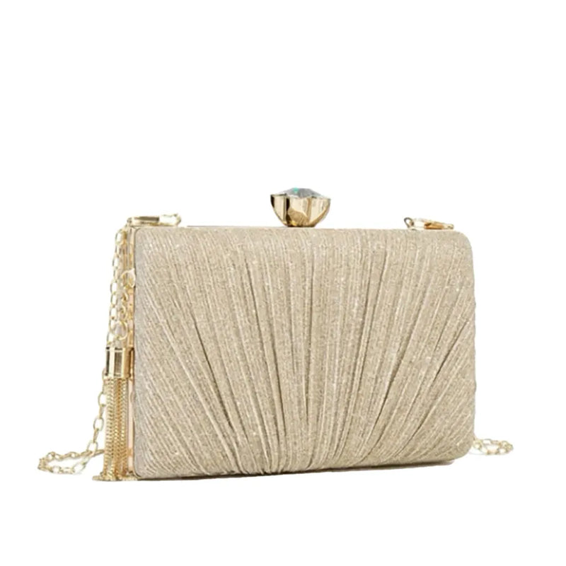 Bolsa Clutch Feminina Luxo ELIORA – Festa, Casamento e Jantar Elegante